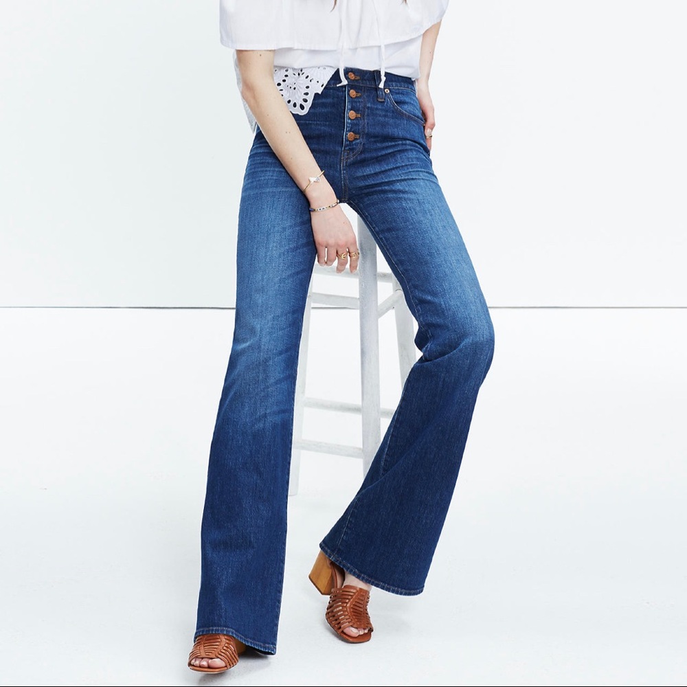 NWOT Madewell Flea Market Flares